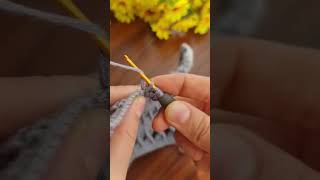 easy crochet model #crochet #knitting #shortvideo #tunisian #trending #tejido #tunusiancrochet