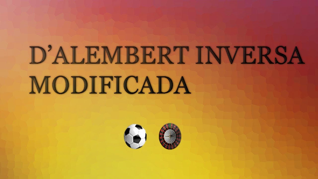 DAlembert fútbol apuestas