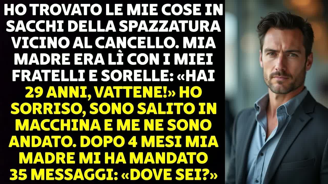 I MIEI GENITORI HANNO BUTTATO LE MIE COSE IN SACCHI DELLA SPAZZATURA DAVANTI AL CANCELLO