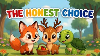 The Honest Choice Moral Animal Story For Kids Learn Honesty Truth