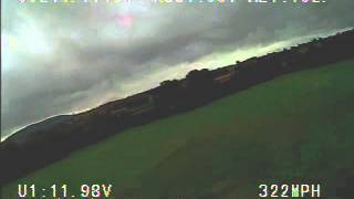 Bix3 FPV Flight With Strong Wind And Wind Assisted crash landing