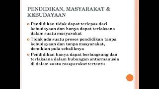 Definisi & Ruang Lingkup Sosiologi Antropologi Pendidikan, MK. Sosiologi Antropologi Pendidikan