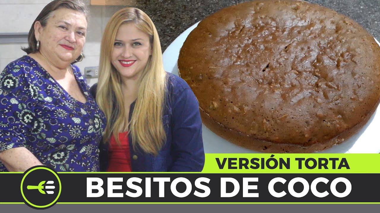 BESITOS DE COCO VERSIÓN TORTA CON MI MAMÁ 😊❤