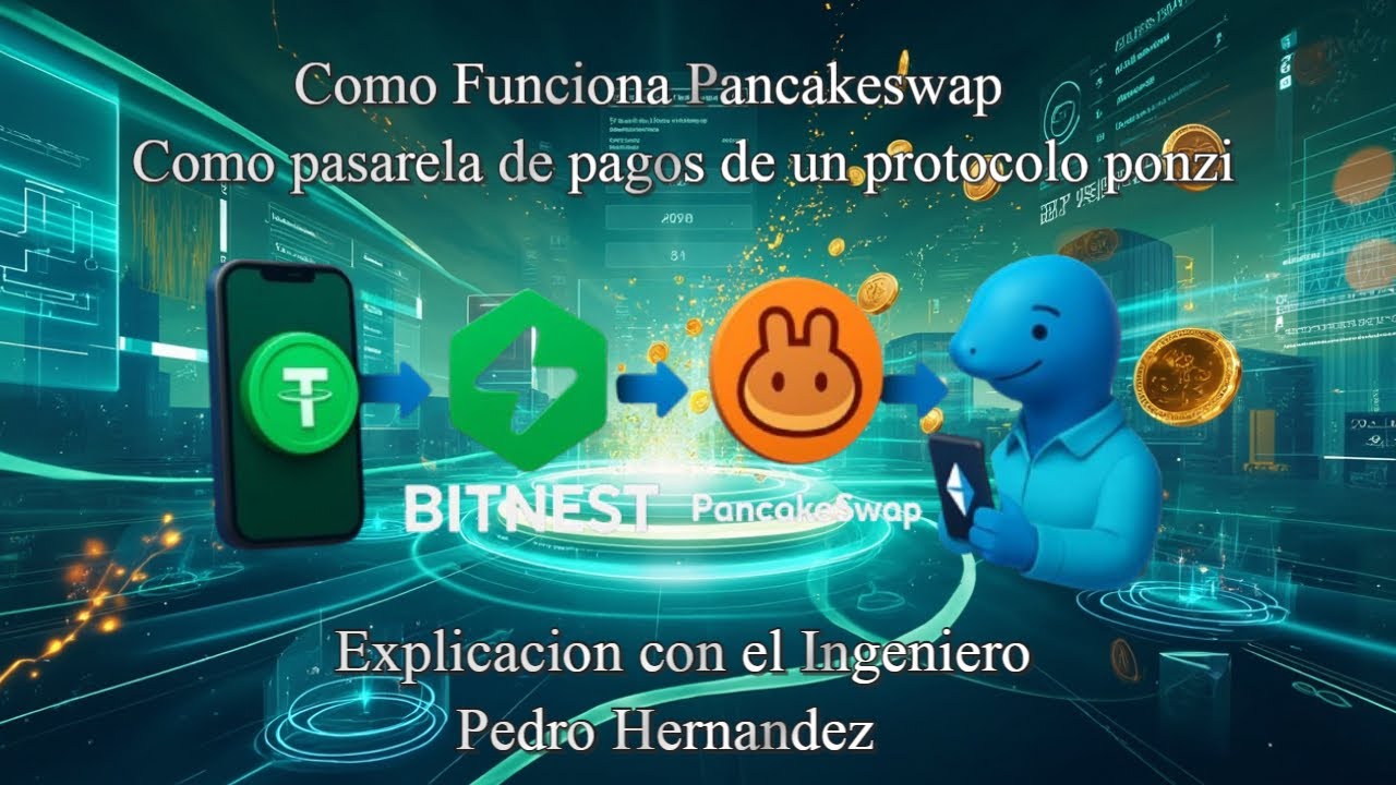 Pancakeswap "Enterate Como se arma un smart contract como pasarela de pagos" Ponzi + Yieldfarming