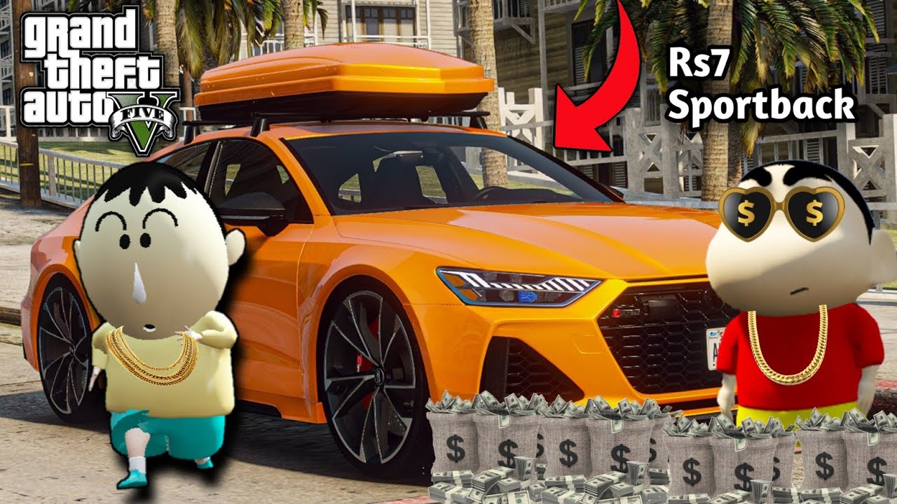 GTA 5 Shinchan Best Car Reviewer😍Shinchan's Friend Shocked😲 !! GTA 5 Mods YouTube