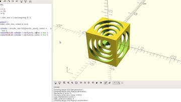 OpenSCAD - Turners Cube in Ten Minutes or "Why FreeCAD Sucks"