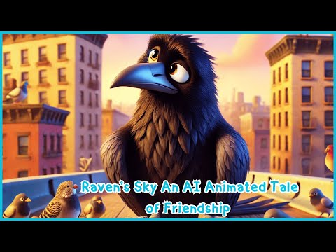 Raven’s Sky An AI Animated Tale of Friendship and Creativity
