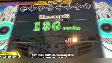 【DDR A20 PLUS】SKY HIGH (20th Anniversary Mix)【DP DIFFICULT】