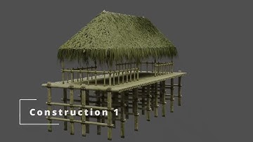 Bamboo Construction In Blender 3D
