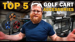 Top 5 Golf Cart Accessories! (CLUB CAR, EZ-GO, YAMAHA) screenshot 1