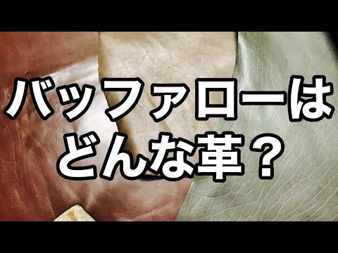 バッファローってどんな革？【レザークラフト】【ハンドメイド】