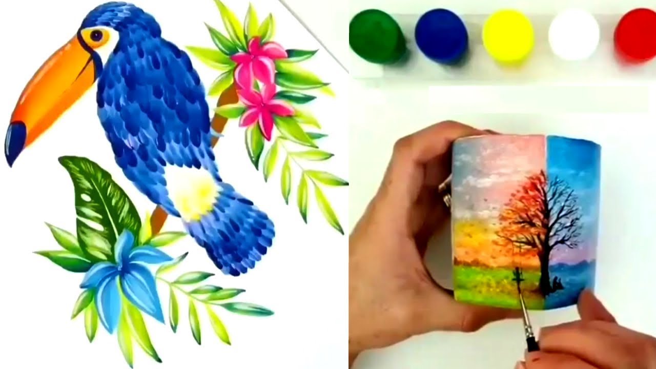 Amazing Art Video | Creative Talented Watercolor Painting - Youtube