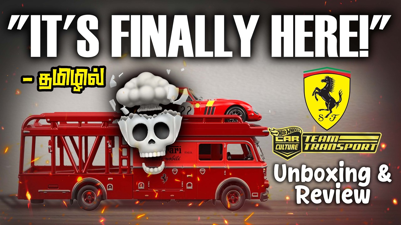 Hot Wheels 💀 Ferrari : The First Team Transport | Ferrari 250 GTO & Fiat 642 RN2 Bartoletti in TAMIL