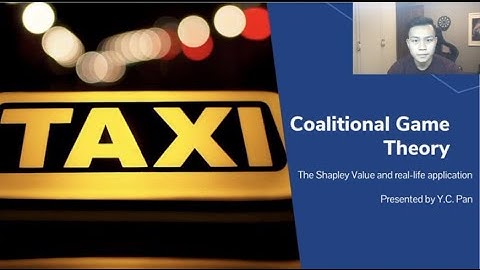 [Cooperative Game Theory: Shapley Value] How to split taxi fee among three friends