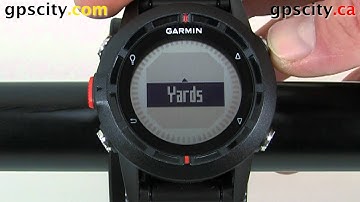 Setting the Units in the Garmin fenix Outdoor Watch with GPS City