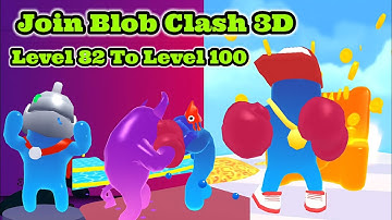 JOIN BLOB CLASH 3D LEVEL 84 TO 100th SATISFYING ANDROID GAMES