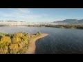 Fall Flying over Snowbasin and Pineview Reservoir Utah