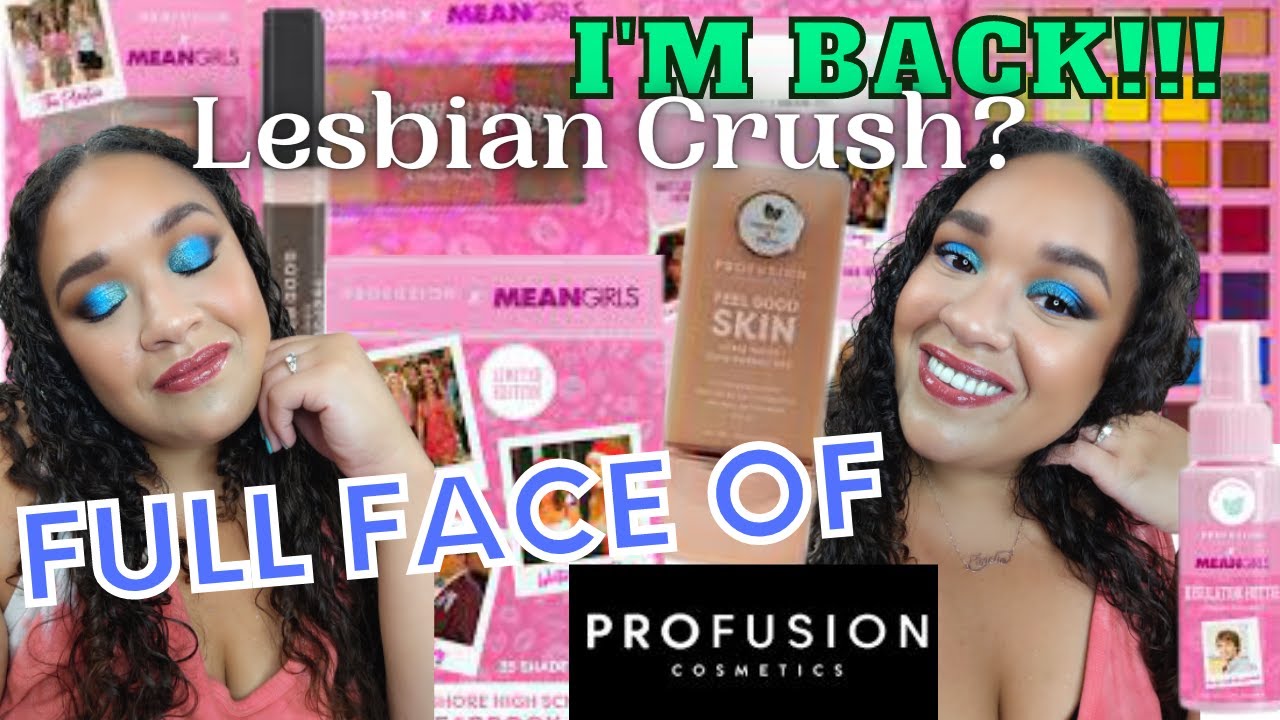 Full Face of Profusion Cosmetics X Mean Girls|ALT FRAGRANCE|Blue Eyeshadow Look & Tutorial