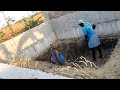 1300 sqft house water tank and septic tank construction process