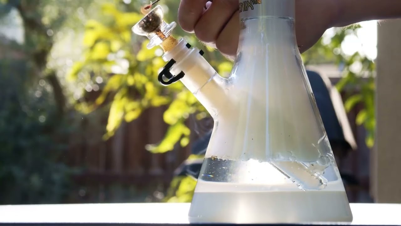 Phoenix Glycerin Bong PHX458 - Freeze Pipe with Glycerin Coil