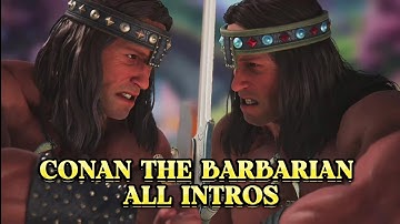 MK1 CONAN ALL INTRO DIALOGUES [4K] MORTAL KOMBAT 1