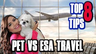 PET IN CABIN TRAVEL INFO vs ESA TRAVEL (EVERY AIRLINE IN USA) | TOP 8 Tips screenshot 5