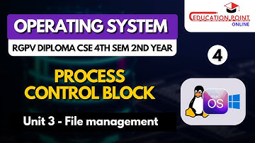 Process Control Block | Operating Systems RGPV Diploma CSE/IT 4th Sem 2nd Year