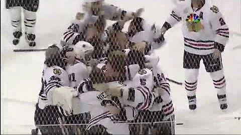 Patrick Kane's OT Stanley Cup Winner 2010 John Wiedeman's call over WGN Radio (Chicago Blackhawks)