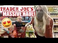 🛒 *NEW! 🤯 INSANELY HUGE TRADER JOE'S HAUL (snack items, holiday treats, grocery haul!) // Rachel K