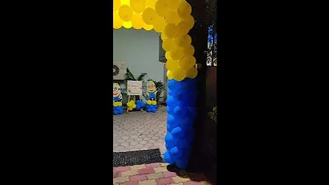Minions Theme Birthday Decor by Celebration Events Nagpur