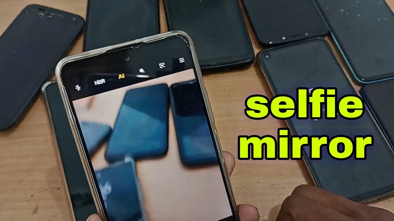 selfie mirror setting / front camera mirror problem - YouTube