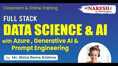 Day-2 | Full Stack Data Science & AI @ 5..45 PM | by Mr. Shiva Rama Krishna | Naresh IT