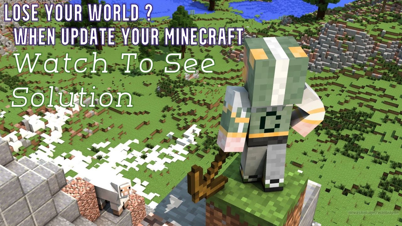 How To Update Minecraft Without Losing Worlds | Minecraft 1.19 | # ...