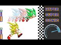 Are Super and Hyper Forms the Same Speed?