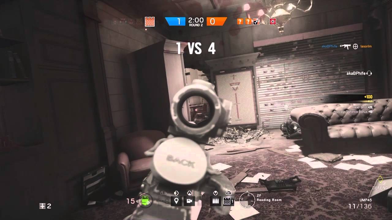 I WAS SCARED!! - Rainbow Six Siege (Round Gameplay)