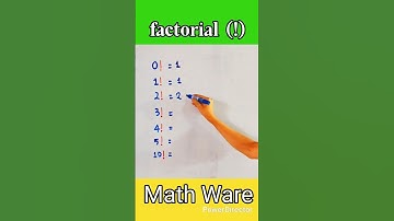 #factorial #shorts #shortvideo #maths