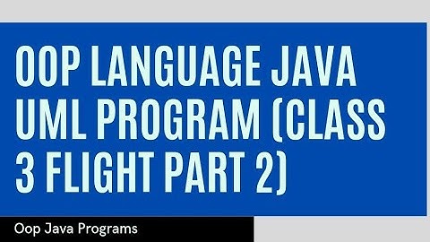 Flight Class Tutorial Part 2 - Uml Flight Time Passenger based Program - OOP Java - Coding Future