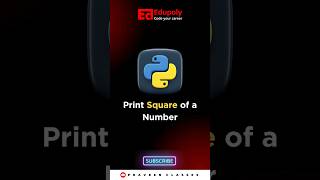 Print Square of a Number || Python