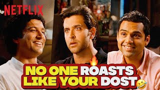 Hrithik Roshan, Farhan Akhtar & Abhay Deol Go Full ROAST Mode 🤣 #ZNMD | Netflix India