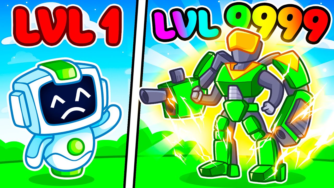 De NOOB à ROBOT DIVIN sur Roblox !