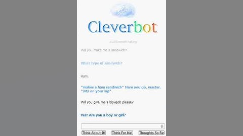 Cleverbot WIN :D
