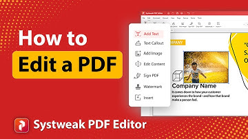 How to Edit PDF File Quickly? | Systweak PDF Editor Tutorial #1 #pdfediting #best_free_pdfeditor