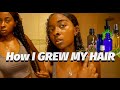 HOW I GREW MY HAIR TO MY WAIST!? + GRWM | Maryjane Byarm