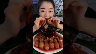 #Shorts Chinese cute girl Eating spicies food on Titok 2021