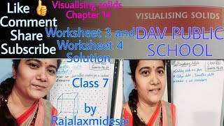 how to sketch solids on plane#Rajalaxmidesaimathsclassesinenglish Visualising solids14 Wst, Wst4