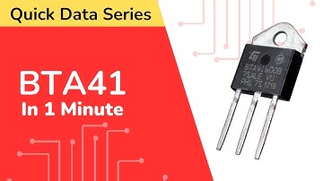 BTA 41-600B Trim Datasheet | Quick Data Series | CN:19| Pinout| Features| Equivalent| Applications