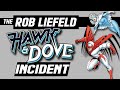 The rob liefeld hawk and dove incident