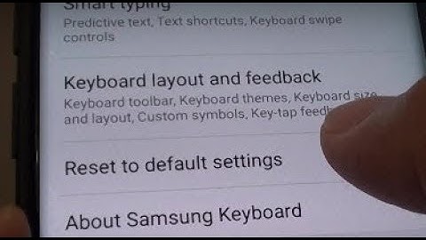 Samsung Galaxy S9: How to Reset Keyboard to Default Settings