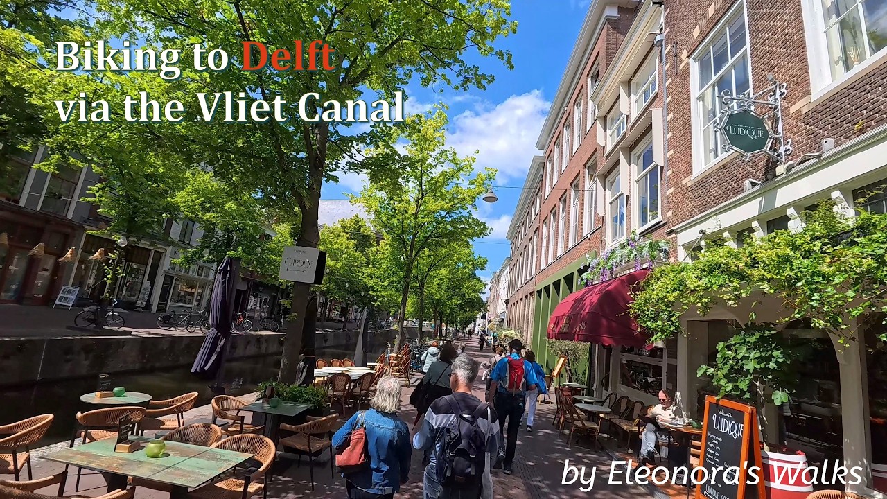 Cycling from Rijswijk to Charming Delft, Netherlands – Windy, Sunny, and So Dutch! 
