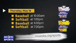 PROMO | 2024 AR PBS Sports Arkansas High School Baseball and Softball State Finals Schedule by Arkansas PBS 94 views 4 weeks ago 30 seconds